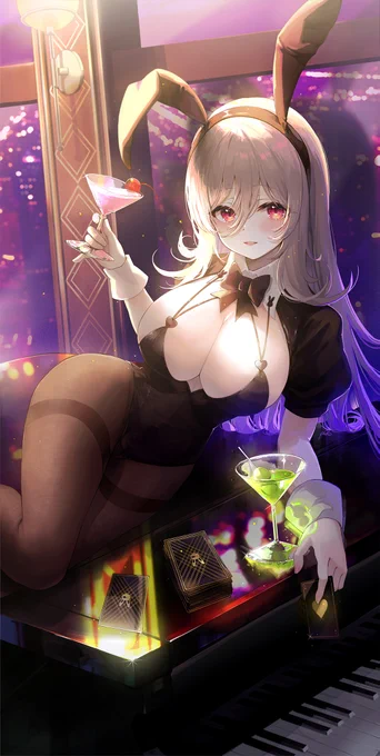 HxxG先生のバニーガール合作本当に楽しかったです。Eクラス4番目に入りました。 わーい面白さのための投票ですが、私は幸せです。ありがとうございます 