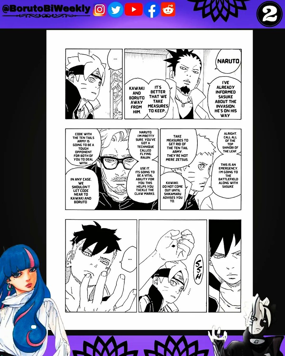 RowdyBoruto's tweet photo. Code's Invasion Has Started ❤️🔥❤️🔥❤️🔥❤️🔥 Boruto Chapter 77 Spoilers Are Out 💣💥
#borutocode #codeboruto #borutospoilers #borutochapter77 #borutoch77 #boruto77 #borutomanga https://t.co/X3fpLiPn0f