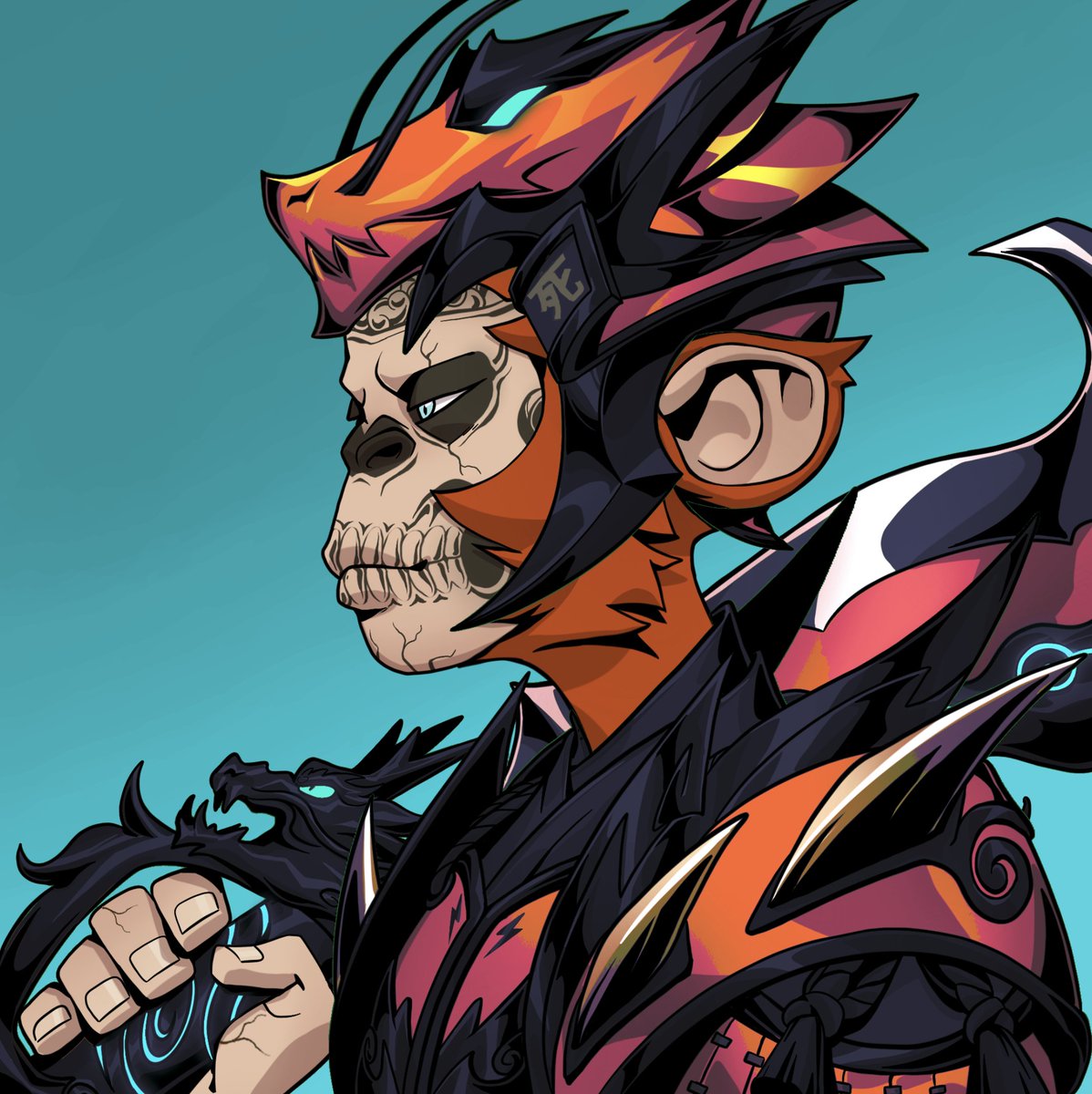 SarugamiNFT's tweet photo. Gm everyone

2nd Sneak peek of Skull Leaders from our highly limited "One Shots" Collection 

Hope you like it Warriors 🔥 https://t.co/VzpzFpwKbS