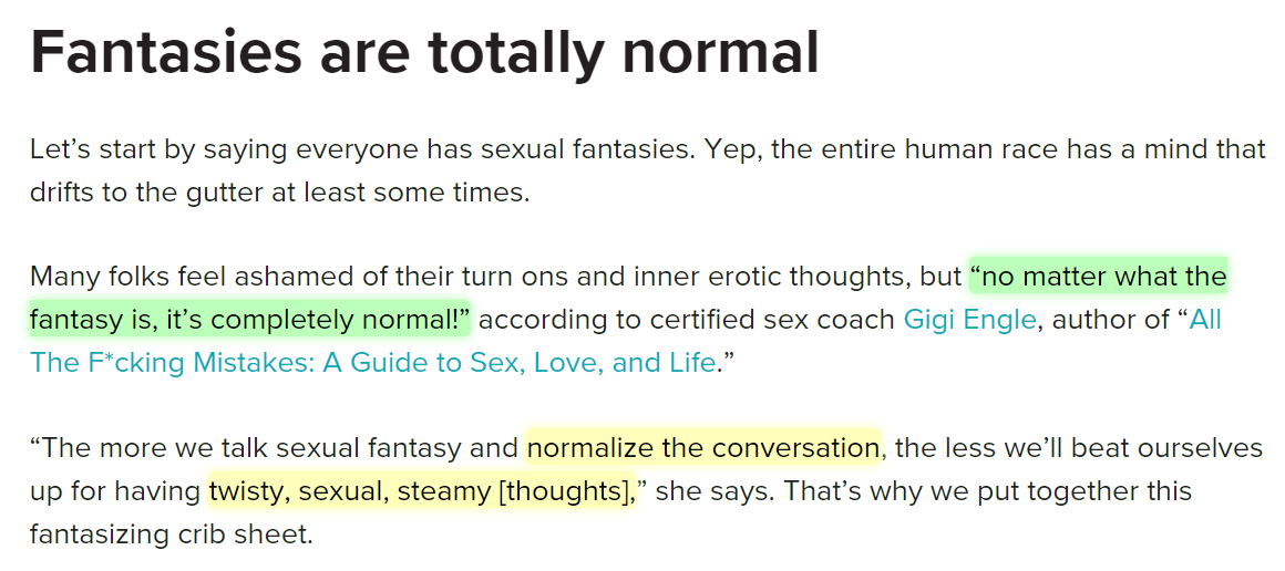 purity_culture's tweet photo. [ Healthline ]
The 7 Most Common Sexual Fantasies and What to Do About Them

https://t.co/PL648sOZPf https://t.co/9cCo072K0F