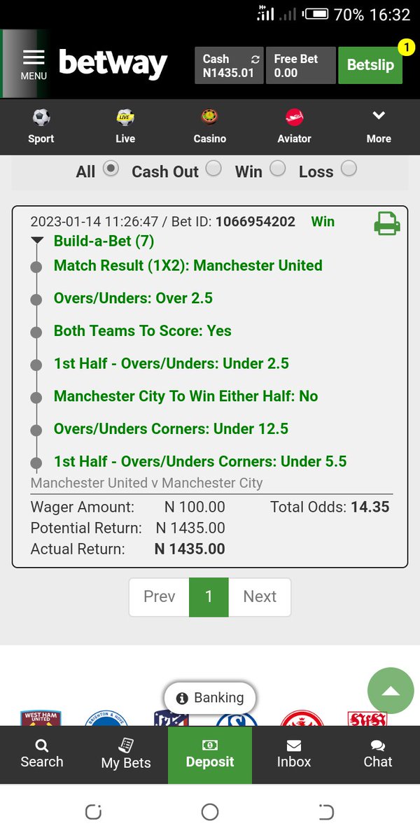 Wofuru1's tweet photo. @Ekitipikin Follow me, lemme teach you how to build a bet on betway. https://t.co/7OzjKxt9hL