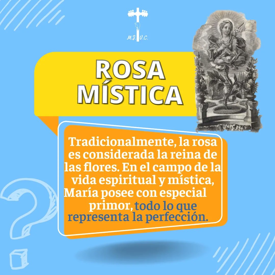 MJVC_cln's tweet photo. Muchas veces hacemos o decimos cosas sin saber el ¿Por qué? O conocer su contexto🙃
Aquí te dejamos pequeño hilo del significado de algunas letanías del santo rosario🌹🥰
⬇️⬇️
#MJVC #MJVCcln #SabadoMariano #santorosario https://t.co/1LmFEW67by