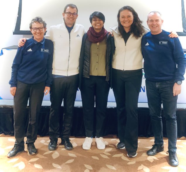 A memorable experience interacting and sharing with some of the most prominent women in Football at the UEFA-AIFF seminar! 
Thanks to <a href="/IndianFootball/">Indian Football</a> and <a href="/UEFA/">UEFA</a>  for organising this.

Onwards and Upwards ✨✨