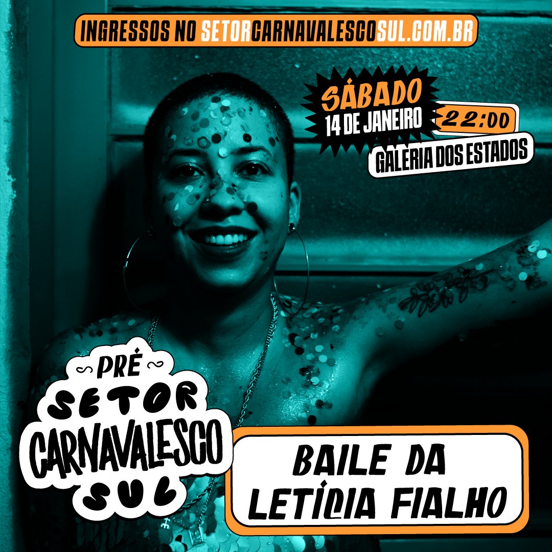 nosetorscs's tweet photo. A segunda festa do pré Setor Carnavalesco Sul acontece hoje, a partir das 22h na Galeria dos Estados!

#presetorcarnavalescosul2023 https://t.co/f5GApBAGSh