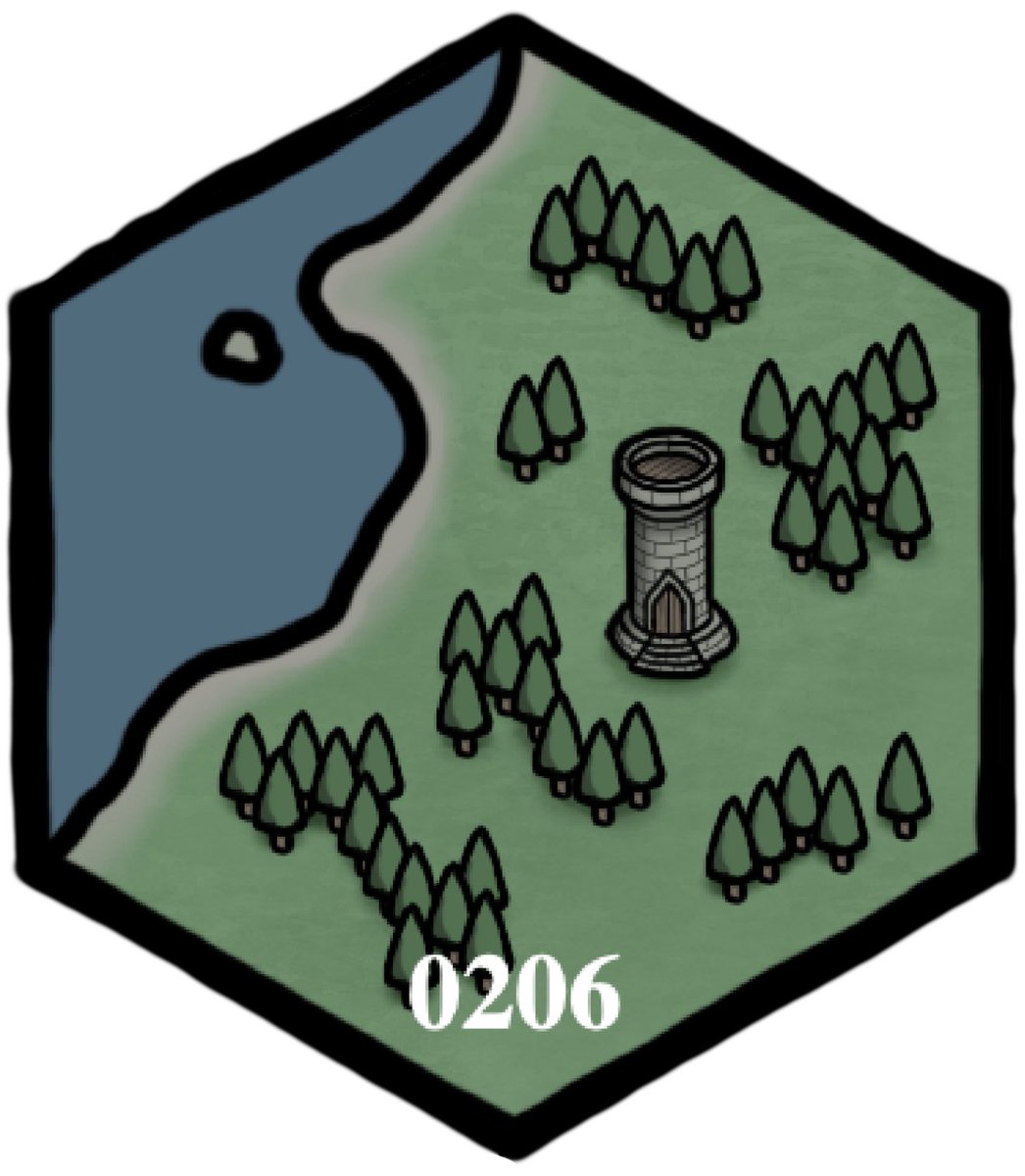 nor_cartography's tweet image. Days 13 and 14 of #dungeon23 - my two weekly hexes, along with the two from the first week.

The two days per week of hexes (as per my personal custom d23 schedule) have been a nice way to break up the rigour and monotony of doing dungeon rooms. 

#ttrpg #hexcrawl #rpg #Procreate