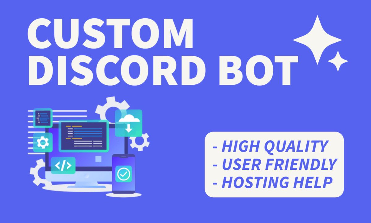 I’m making custom Discord bots on Fiverr! Come check it out 🎉😎

fiverr.com/share/8pNG7q?u…

#Fiverr #Discord #Bot
