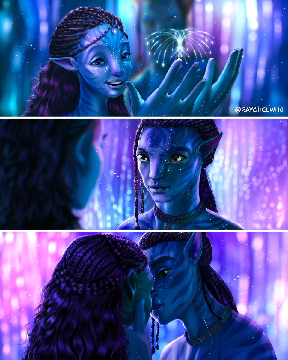 Lo’ak brings Tsireya back to his hometown 💜 #loak #tsireya #AvatarTheWayOfWater