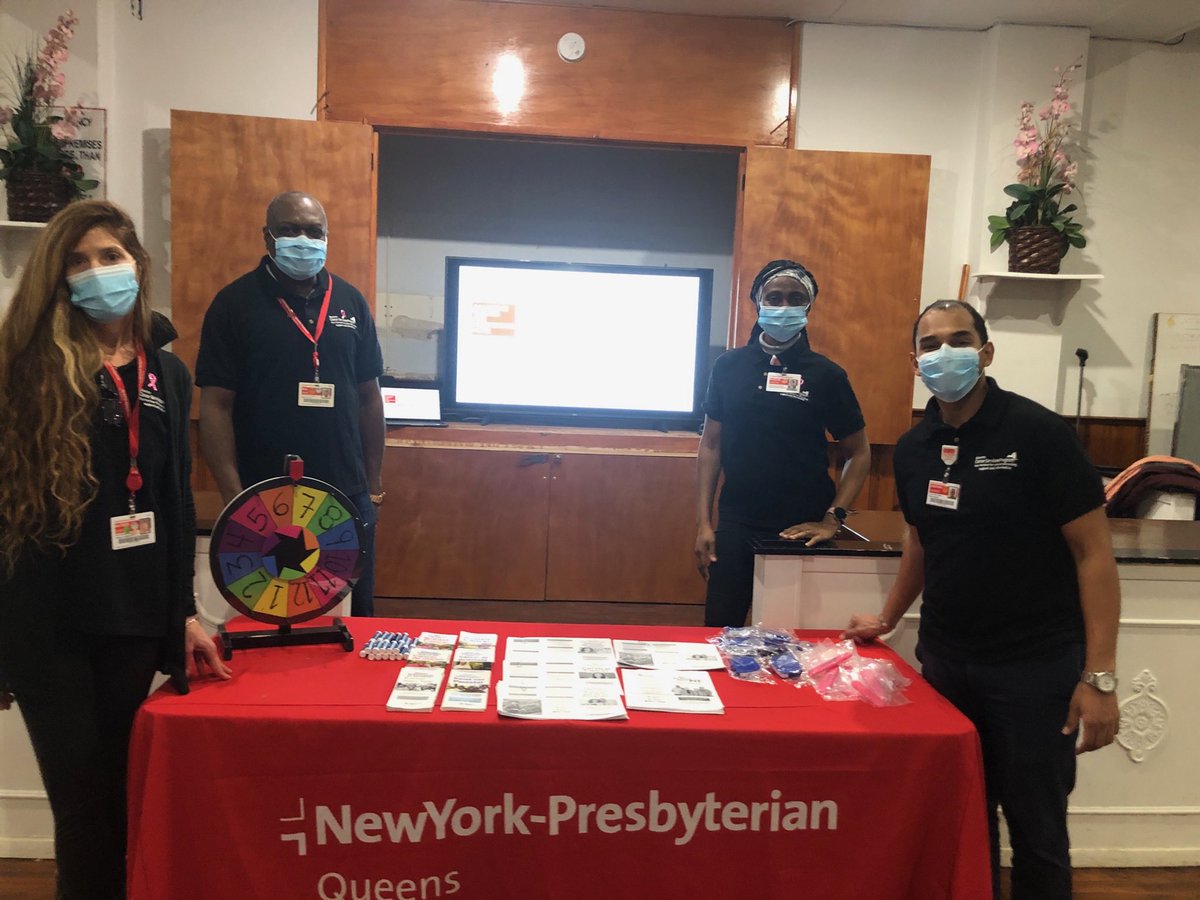Educating the community on importance of cancer screening. ⁦<a href="/nyphospital/">NewYork-Presbyterian</a>⁩