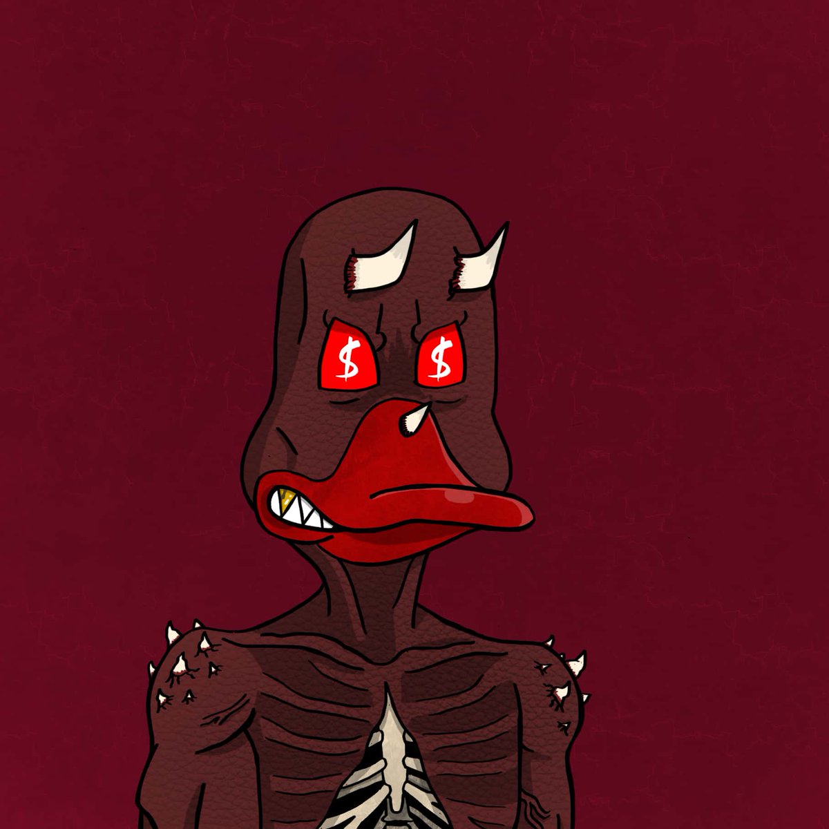m_a_c_h_1_n_e's tweet photo. @QuackingMikey @NoncoDucks This is my ideal Merch duck. Have the base color of the clothing be the background color. @Invis_Ducks make the best merch! https://t.co/dNxq78jw9p