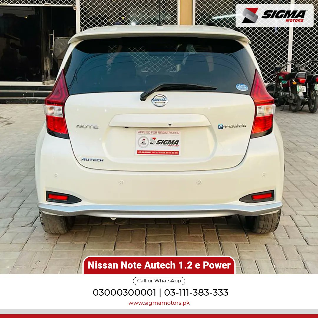 Sigma_Motors's tweet photo. Nissan Note Autech 1.2 e Power
Model 2019
Import 2022
Un-register
Colour white
Mileage 75000
And many more.
 Contact:- Hammad Mansoor
📱 03000300001
🤳 03-111-383-333
#sigmamorotslahore #NissanAutech #Note #Autech https://t.co/vWzzUU9lWK
