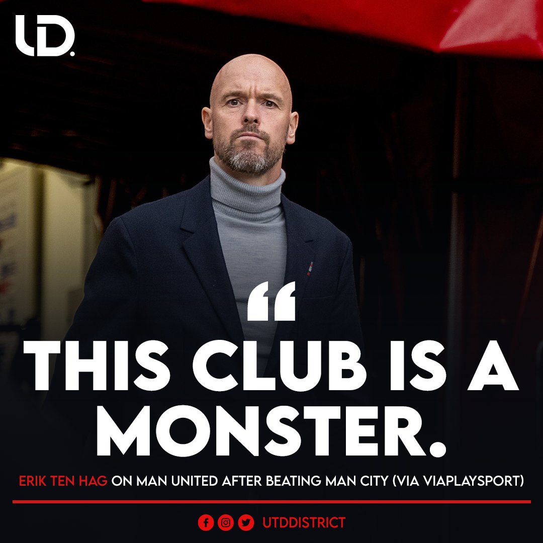 UtdDistrict's tweet photo. Erik ten Hag, we love you ❤️ https://t.co/rMgPDrvbLv