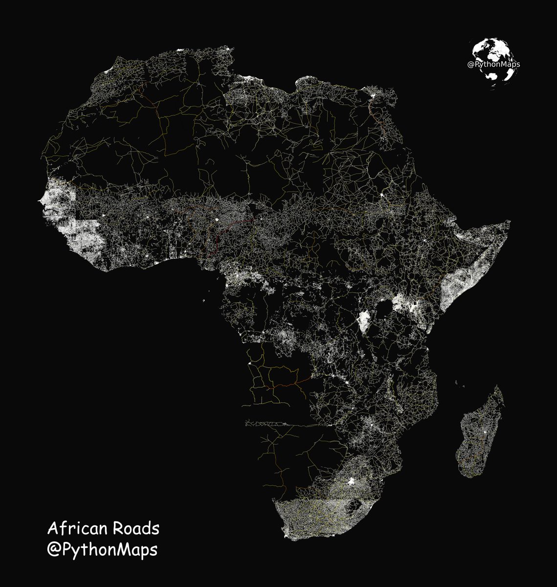 Python Maps on Twitter: