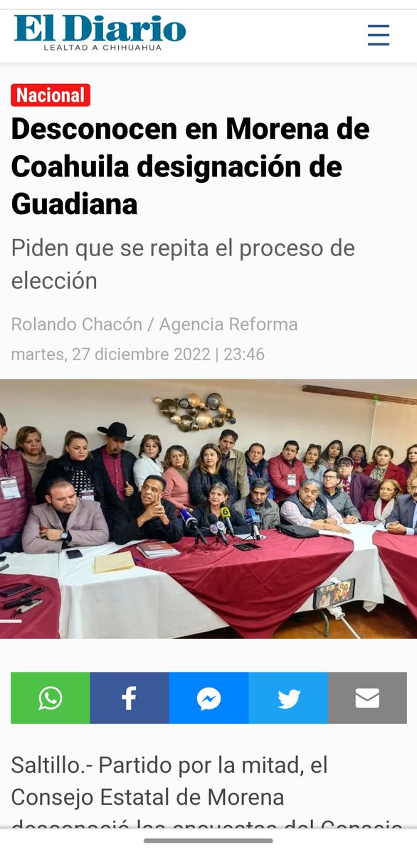 @GlexArM @mario_delgado @RicardoMeb @aguadiana Qué gente? Morena Coahuila solicito que la encuesta se repitiera porque Mario Delgado violó los estatutos del partido para cucharear las encuestas e imponer a Guadiana.