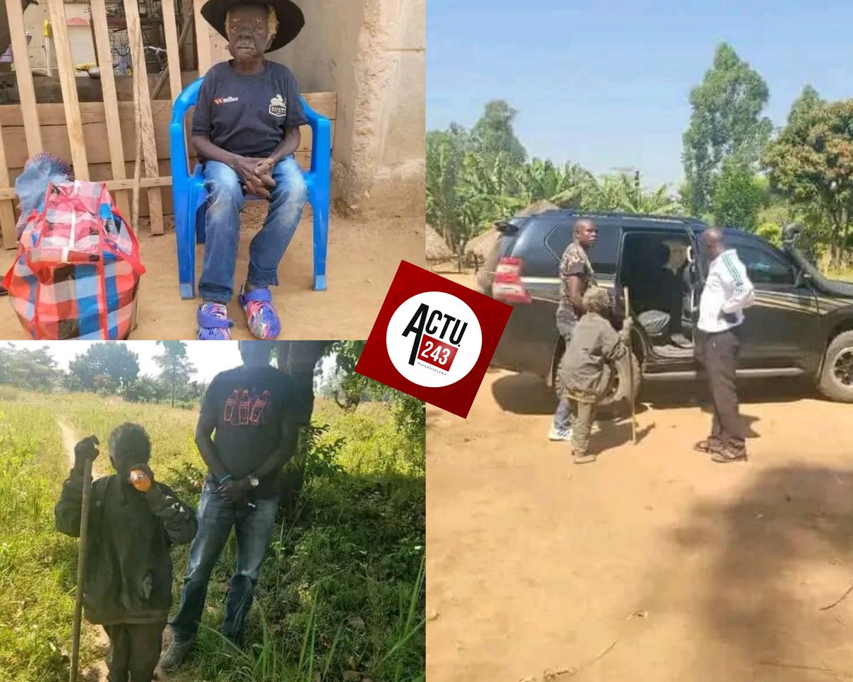 243Actualites's tweet photo. 🔴🇨🇩[#ArrêtSurImages] - Aubabe #Moroo le #congolais le plus #âgé. Né en 1877 à OMUNDATSI, province de l’Ituri.  Il totalise 146 ans.  Il vit au #village #Nderi, #Ituri.  #RDC #Longévité @243Actualites https://t.co/gXE1yS49pI