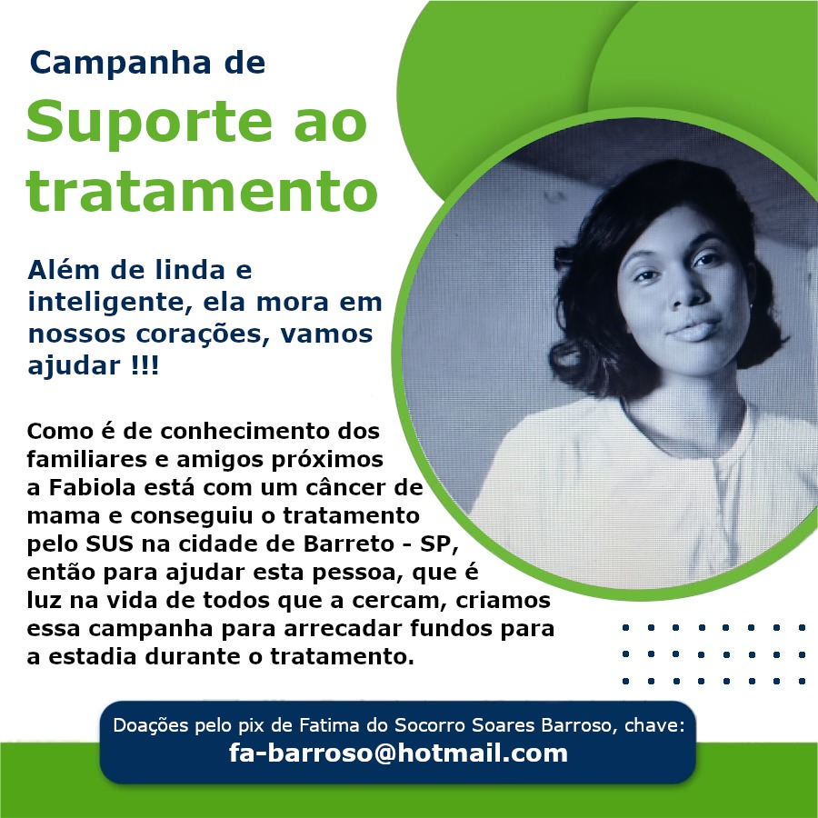 emancipa_belem's tweet photo. Nossa amada educadora popular e coordenadora do Emancipa Ananindeua, Fabíola, está com câncer de mama. Nos somamos, junto com todos que a amam, nesta campanha para que ela possa fazer o tratamento em São Paulo e arcar com as despesas nesse período em que ficará fora de Belém. https://t.co/6jGMfin9Kc