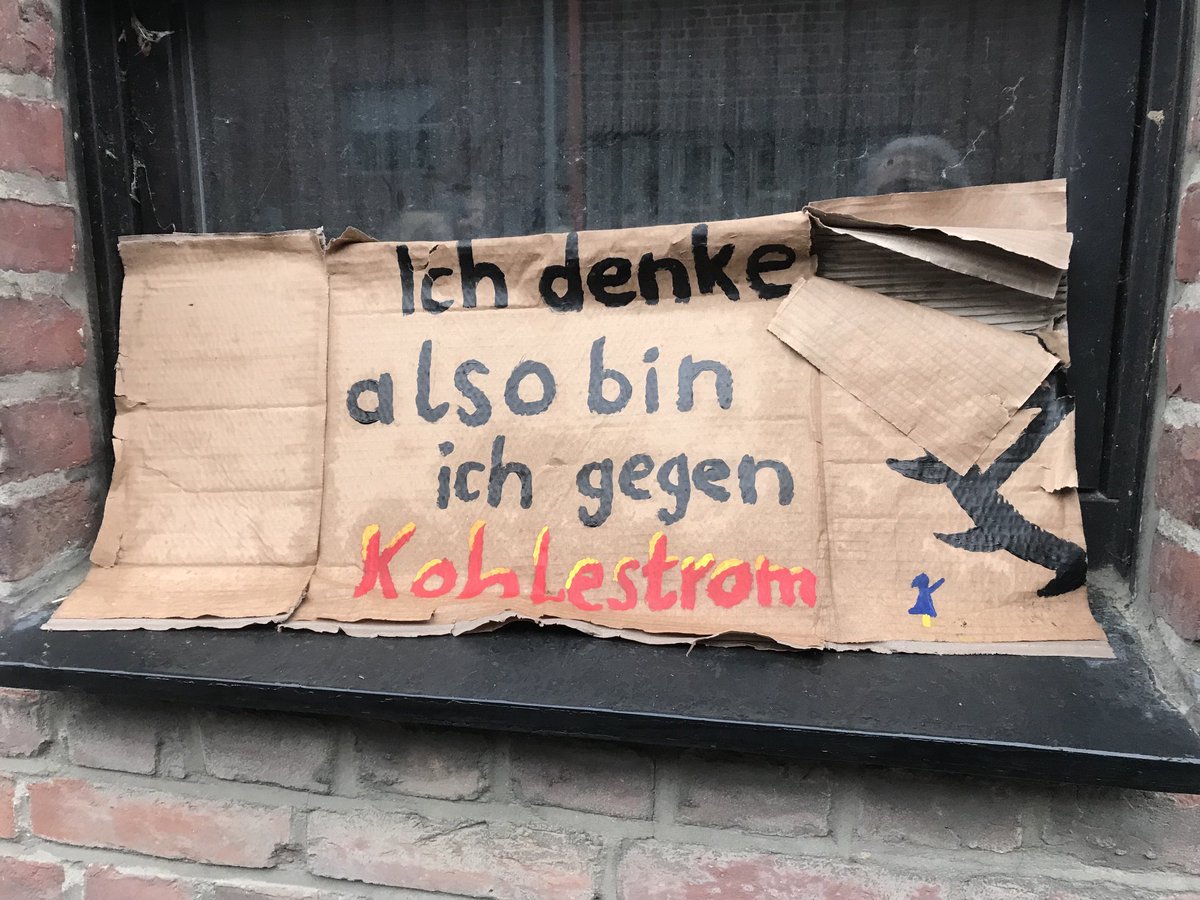 Das beste Plakat heute in #Luetzerath