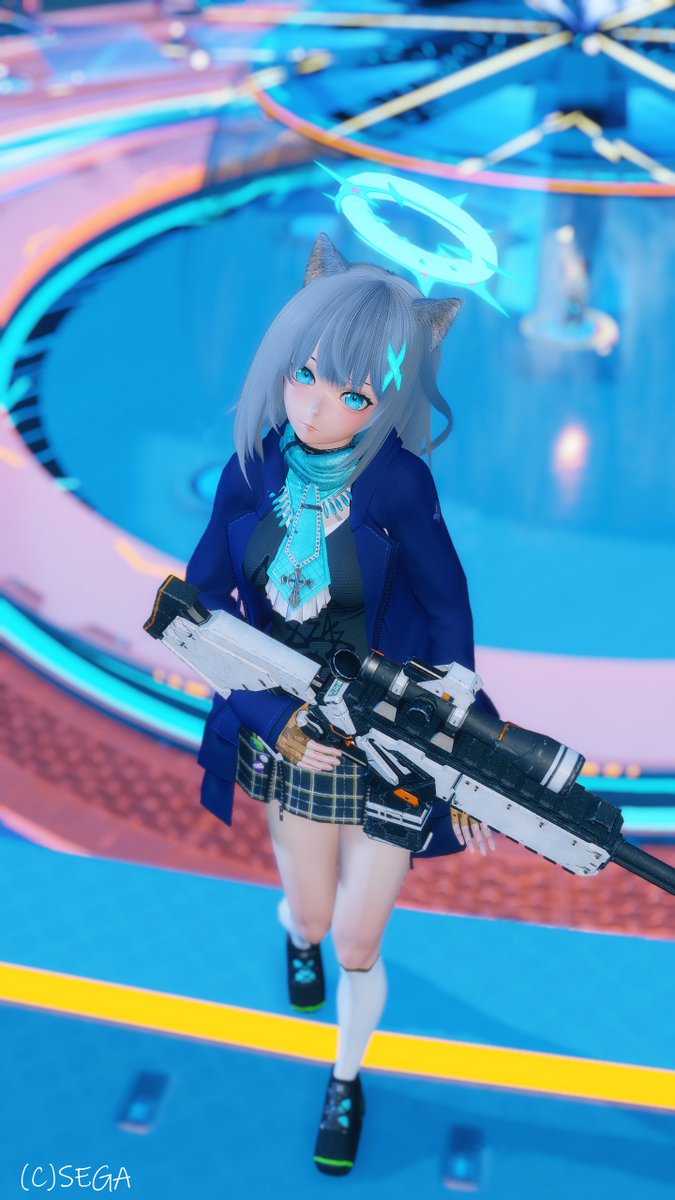 FedlesC4g's tweet photo. Sunaookami Shiroko cosplay
#PSO2NGS #PSO2NGS_SS #NGS_SS 
#メンテの日じゃないけどssを貼る https://t.co/PhRIgHIZVS