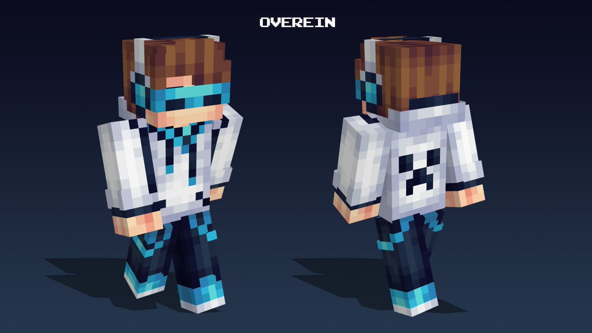 overeinn's tweet image. Skin reshade for Lololowka 💙
#Minecraft #Lololowka