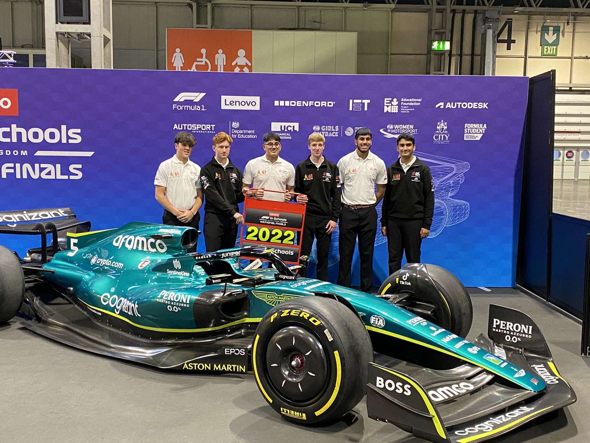 BVGS1527's tweet photo. Some great news from the F1 in Schools national finals. We were nominated for 5 awards, winning two of these, Best Project Management across all classes and Star Portfolio award for development class. Well done to all the team. A big thank you to Mrs Bowen and our sponsors. https://t.co/jb8FNgoaY3