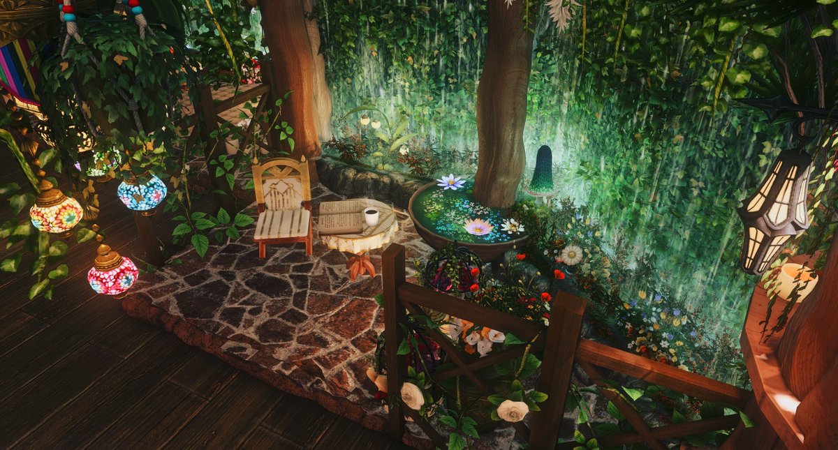 sansaofriverlan's tweet image. Forest cabin
#FFXIVHousing #FF14Housing #HousingEden
#FF14ハウジング