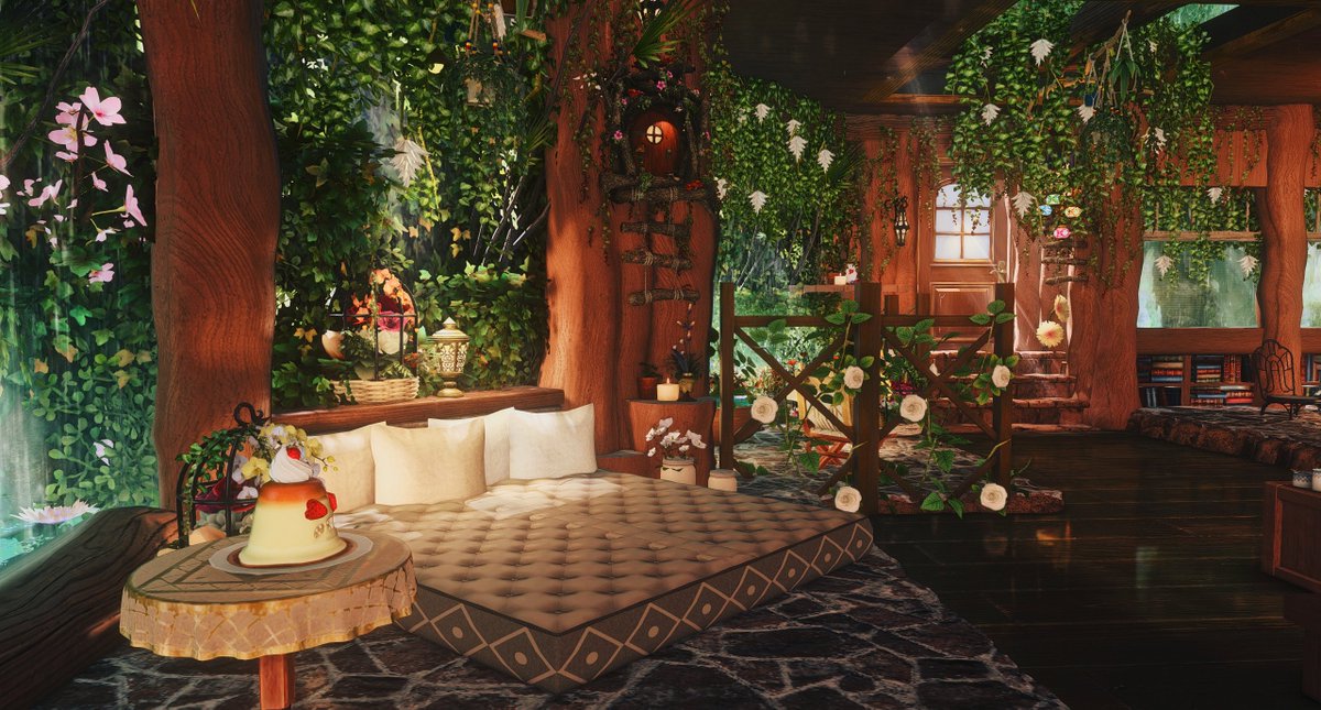 sansaofriverlan's tweet image. Forest cabin
#FFXIVHousing #FF14Housing #HousingEden
#FF14ハウジング