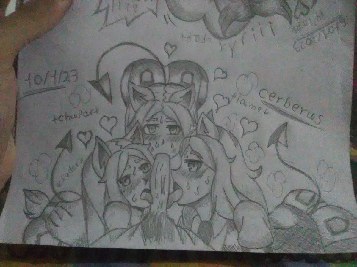 White_axolote's tweet photo. Una mamada de Cerberus
#drawing #draw #ArtistOnTwitter #art #work #artwork #nsfwtwt #nsfwtw #nsfwart #cerberus #Helltaker #Helltakerfanart #helltakercerberus #mamadamañanera #trio #MamadasRicas #mamada
#furry #furryart #furryartwork https://t.co/QcgjdJxq6r