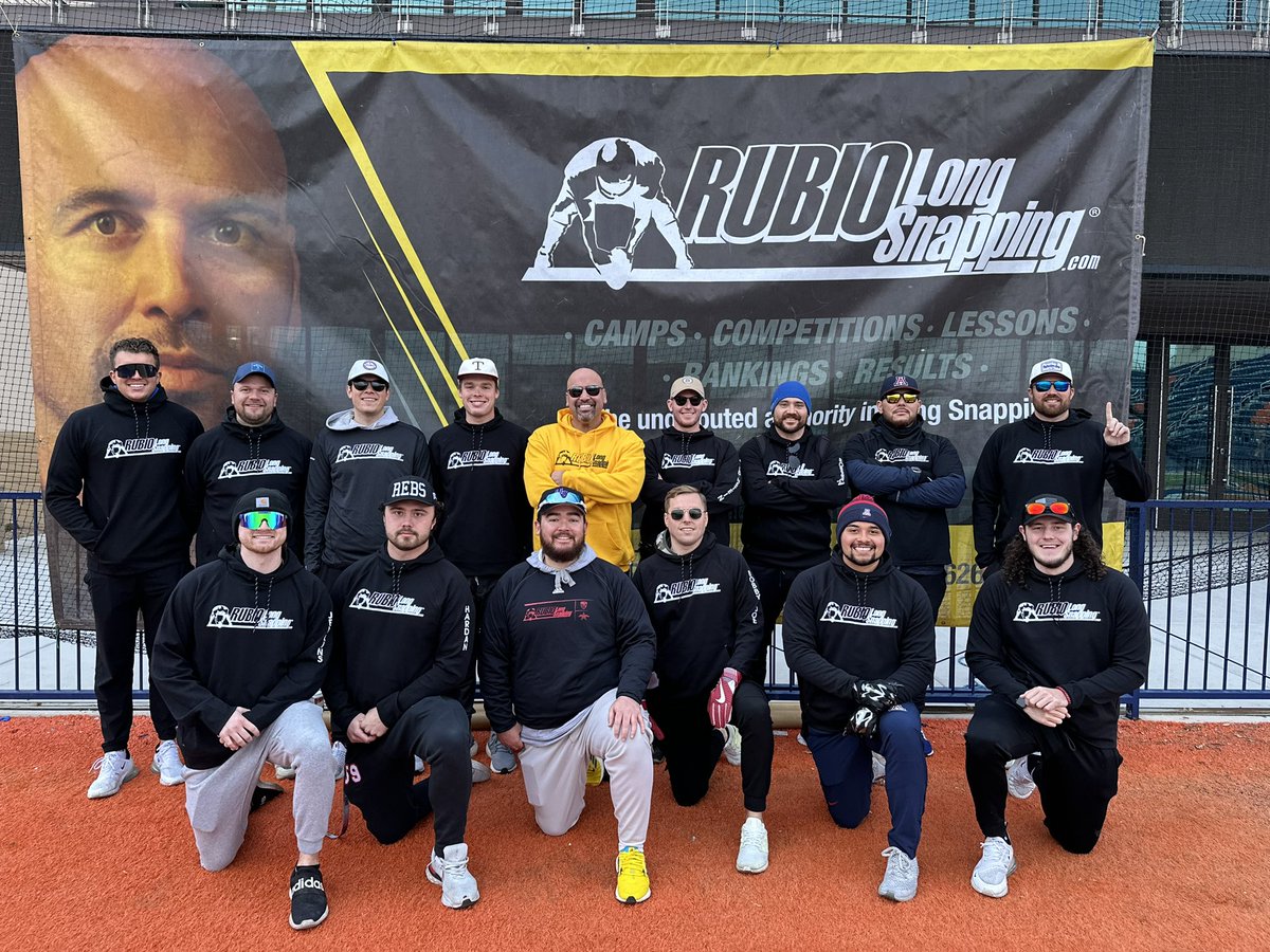 Let the games begin at the Rubio Long Snapping VEGAS XLI Event! —— We have a tremendous staff on board and phenomenal Long Snappers from all over the world ready to get it done! #RubioFamily | #TheFactoryJustKeepsOnProducing