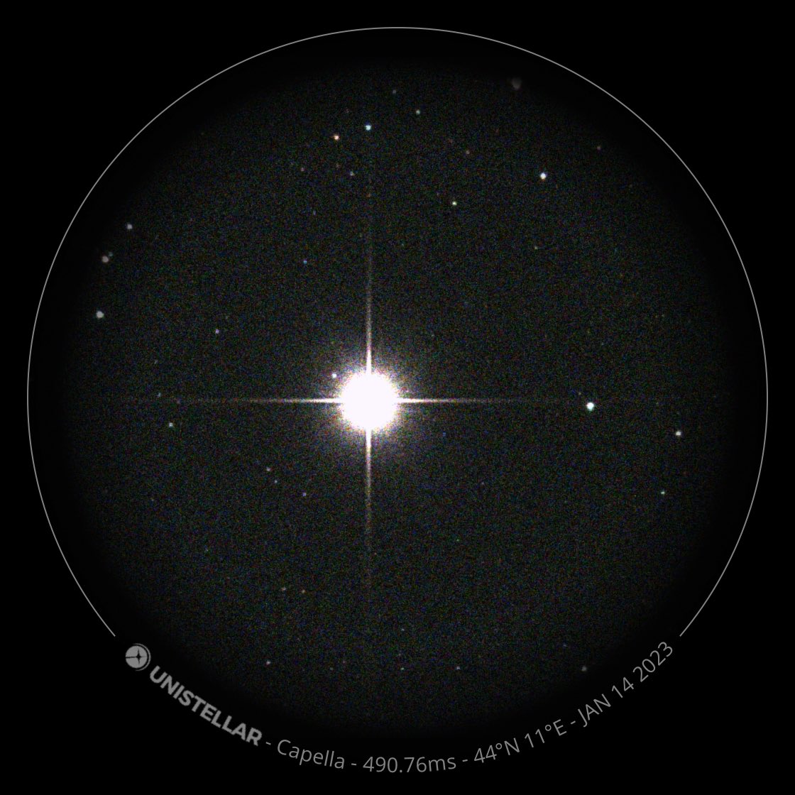 vantaclaudio's tweet photo. M51 and M82 #galaxies, M52 #open #cluster, Capella #star.. yesterday night under the light skies of Bologna city.. with my @Unistellar telescope.. 🤩 https://t.co/RYKw10OAWR