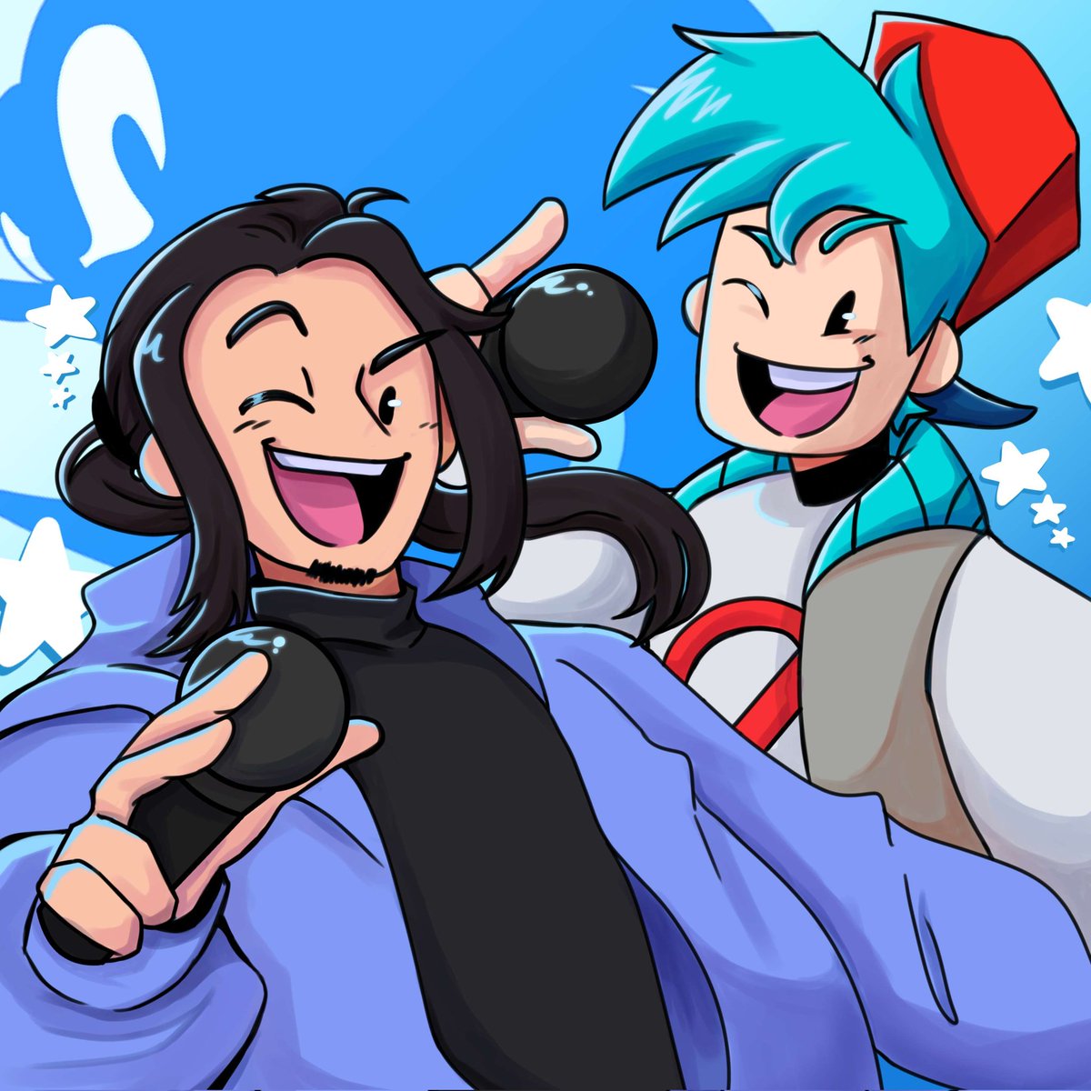 PascuripVEVO's tweet image. Ora si banda, ya puedo decirlo así bien confirmado XD
Soy la voz oficial de BF en #FunkinHS de @GresskarOficial y pues si, espero que les guste mi trabajo en este proyecto y aja, qbonito XD
Ocupo d nuevo el dibujo d @JoRaMr26 pq no tengo con q más llenar el Tweet XDXD