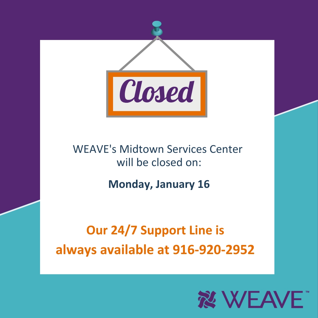 Please note our Midtown Services Center will be closed on Monday, January 16. However, our 24/7 support line is always available at (916) 920-2952.