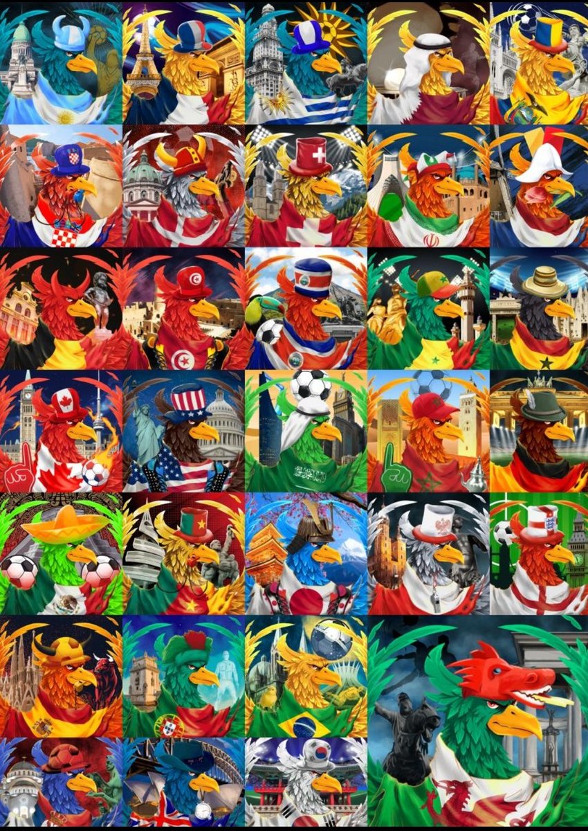 Lets celebrate good times and good people with a giveaway of @phenixfinance WC Nfts - full set 
You will receive 32 different Nfts,each for every nation + 15 mystery boxes for full set.
#crofam
#CronosNFT
1️⃣ ❤️ + 🔁
2️⃣ Follow me and @phenixfinance 
3️⃣ Tag 3 people 
⏰ 3 days