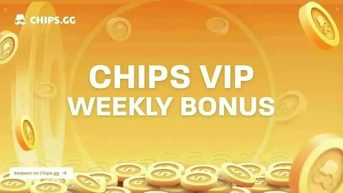 chipsgg's tweet photo. The Weekly VIP Bonus Has Dropped
If you are a Chips VIP you can log in now and claim your weekly VIP bonus π°
Enjoy your bonus and good luck on the games!
Claim now at https://t.co/tpvHNky8sD
#chipsggvip #Bonus #Crypto #Weekly https://t.co/RDrFrMeUYz