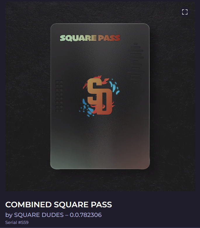 ken149's tweet image. @squaredudesNFT 

Exchange 3 Pass for #SquarePass
Gotta be great in the future :)

#HBARNFTs #NFT 
#HBAR $HBAR #NFTcommunity