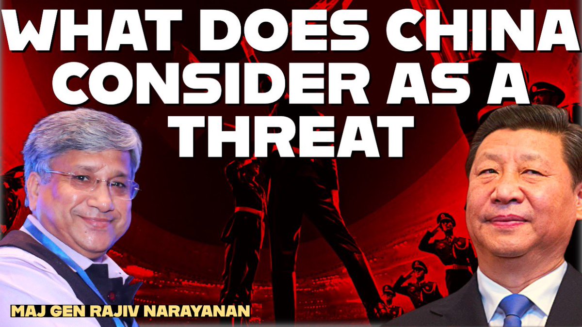 AadiAchint's tweet image. LIVE at 10 What does China consider as a threat I China's Changing Red Lines I Maj Gen Rajiv Narayanan I Aadi youtu.be/1jdDMGx4H8s?si…. @KlRajiv  #chinacovid #ChinaCovidSurge #ChinaProtests