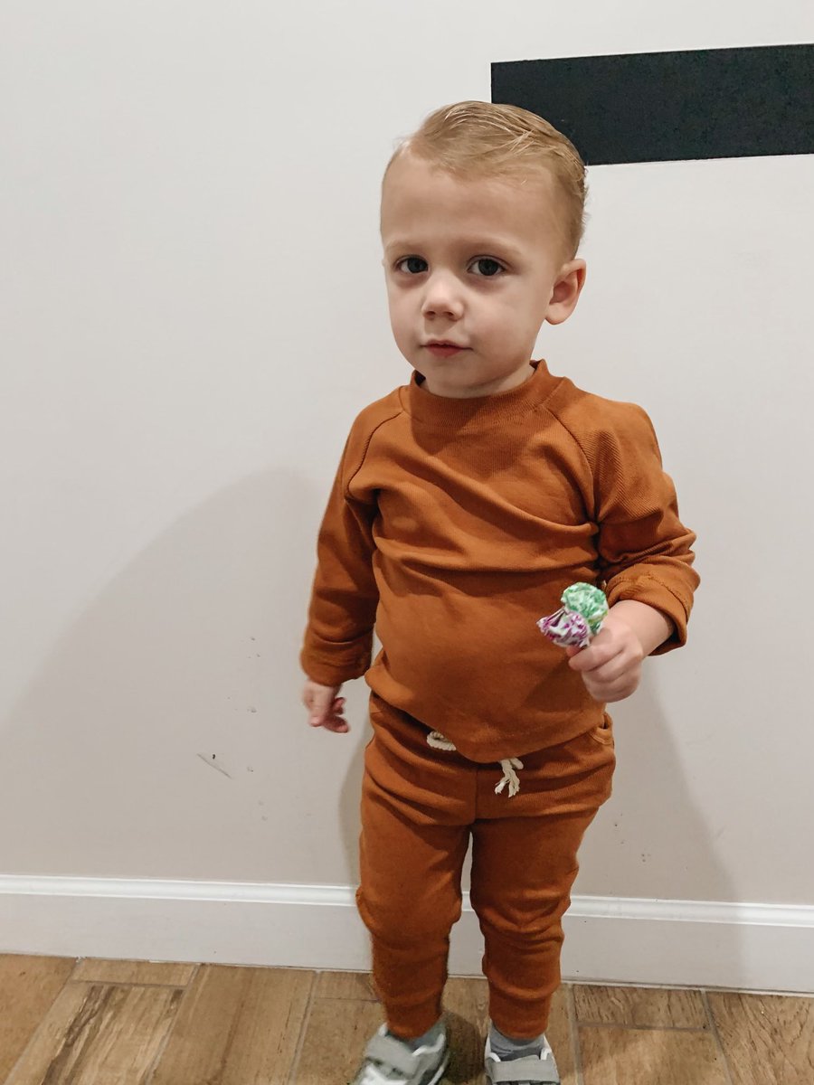 CWH_3's tweet photo. My lil dude got his first haircut last week and now he looks 18. π©π https://t.co/6YMpy9ahqL