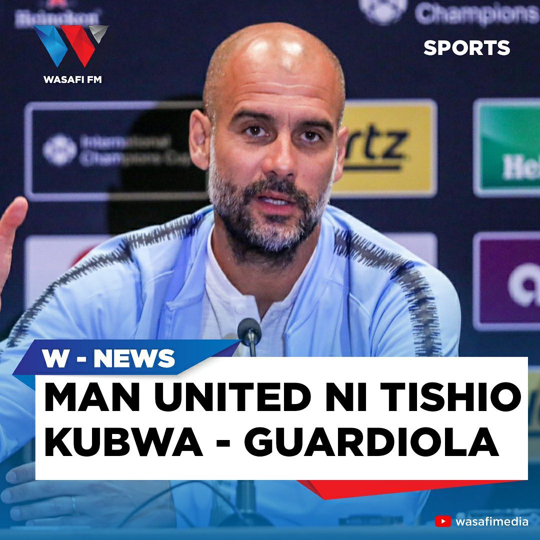 wasafimedia's tweet photo. Mchezo Ulikuwa Mzuri Kweli. Tumecheza Vizuri Kweli. United ni tishio kubwa kwenye mabadiliko, Nawapongeza sana, nimefurahi kuja Trafford na Kucheza, wametuadhibu kwenye mabadiliko,” Kocha wa Manchester City, Pep Guardiola 

#WasafiSports https://t.co/I43uYqW9mz