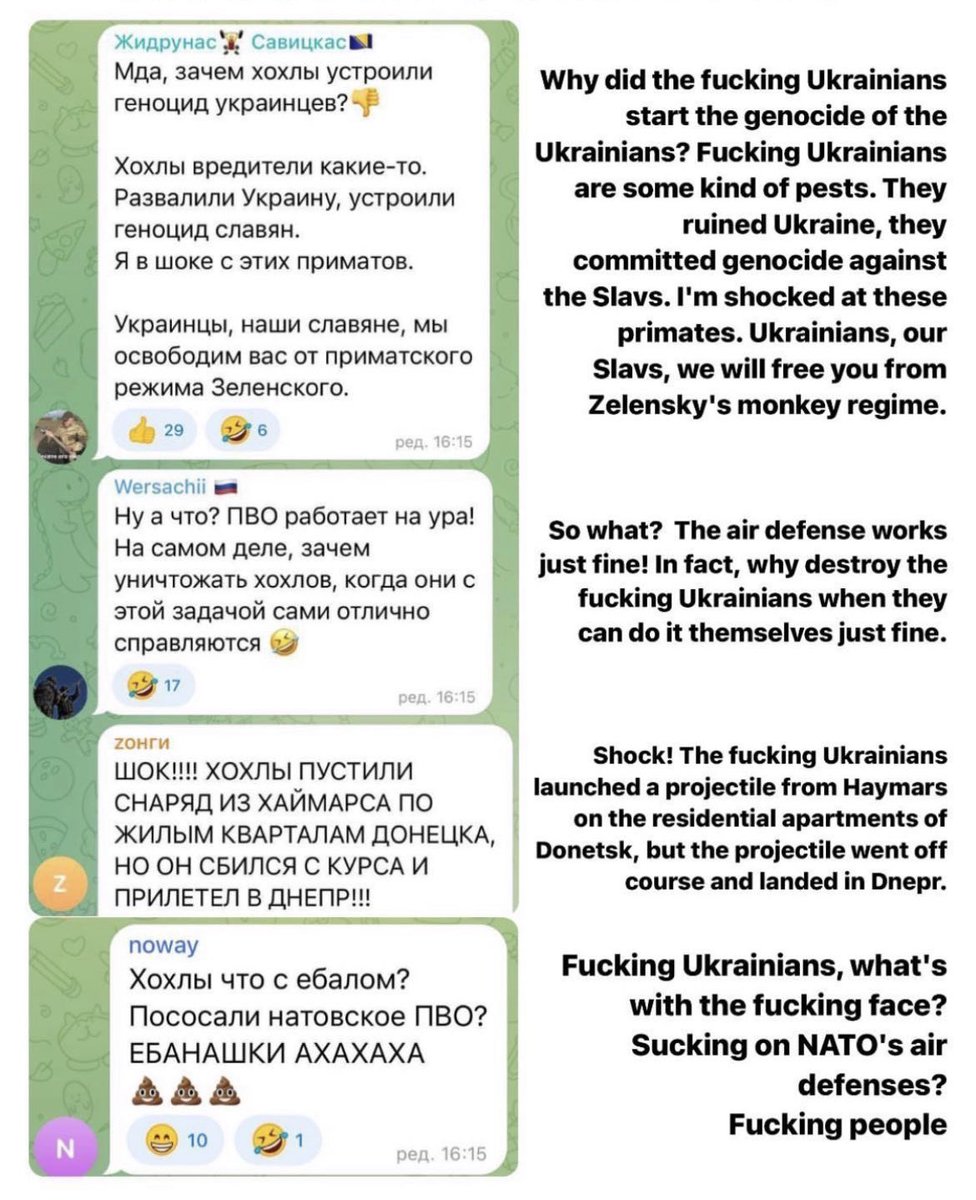 saintjavelin's tweet image. While Ukrainians grieve, russians make fun of it.