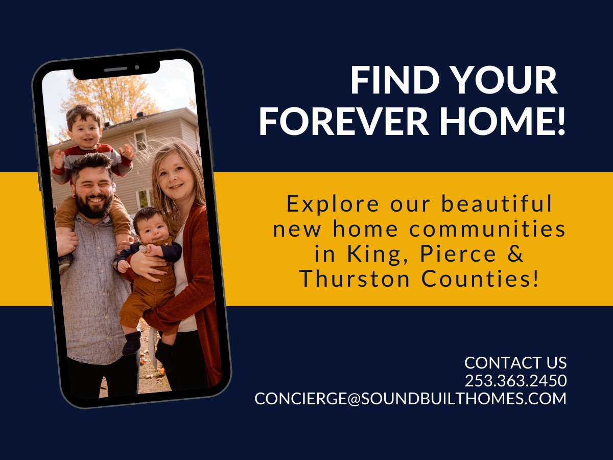 soundbuilthomes's tweet image. Explore our stunning new communities in King, Pierce, and Thurston Counties!

Call us to see what you qualify for, and start exploring your home-buying options today.

253.363.2450
concierge@soundbuilthomes.com

my.mtr.cool/hqqiucarrp

#instalisting #soundbuilt #soundbuilthomes