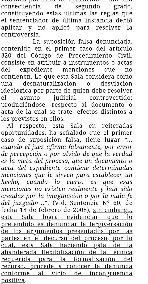 WilsonGomezGB's tweet photo. Sentencia N° 000757 del 12/12/2022 Sala de Casación Civil @TSJ_Venezuela
La suposición falsa. Concepto. Distinción entre el falso supuesto positivo y negativo. Requisitos. Supuestos de hecho. 🧐🦉
https://t.co/35F3XreGfB https://t.co/Fg1UJ3pFDm