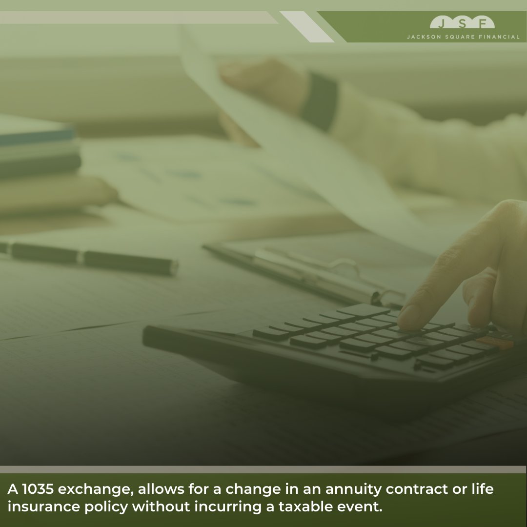 Individuals whose life insurance policy or annuity contract no longer suit their needs will want to exchange products without incurring a taxable event. That’s where Section 1035 comes in, but note that an exchange can only take place for the same policyholder &amp; type of product.