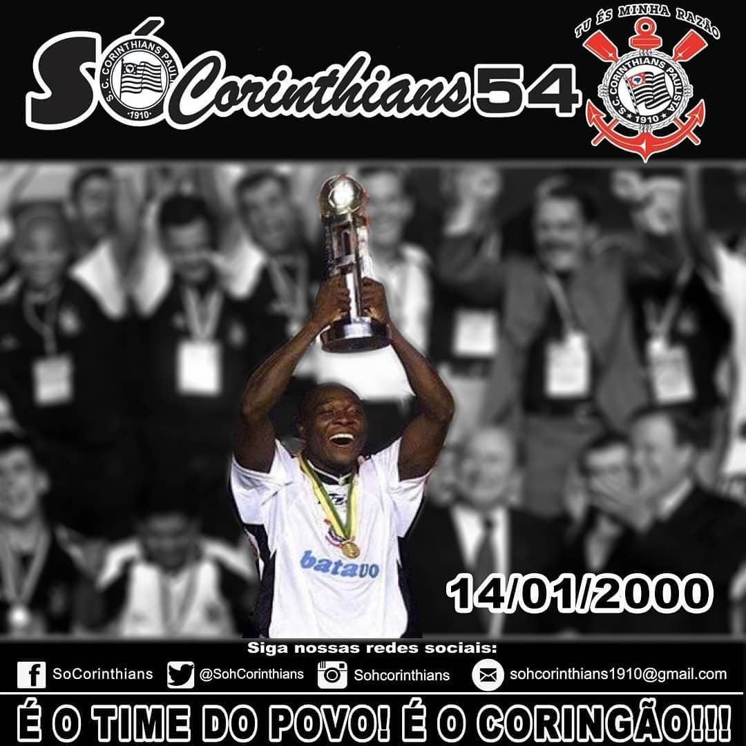 SohCorinthians's tweet photo. Primeiro Campeão Mundial FIFA - 14/01/2000.
Não quero Toyota e nem Gurgel...
É nóis na FIFA pra delírio da Fiel!!!
#sohcorinthians54 #corinthians #campeaomundial #mundial #sccp #fieltorcida #timao https://t.co/TbxGodWvdf