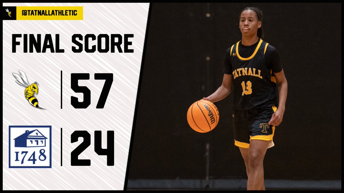 TatnallAthletic's tweet photo. FINAL

Big win for Tatnall Girls Basketball today over conference opponent @WilmFriends 57-24!

The Hornets continue their hot start to rising to 7-0!

@FSHoopsReport @302sports #delhs https://t.co/aEIiohuF5S