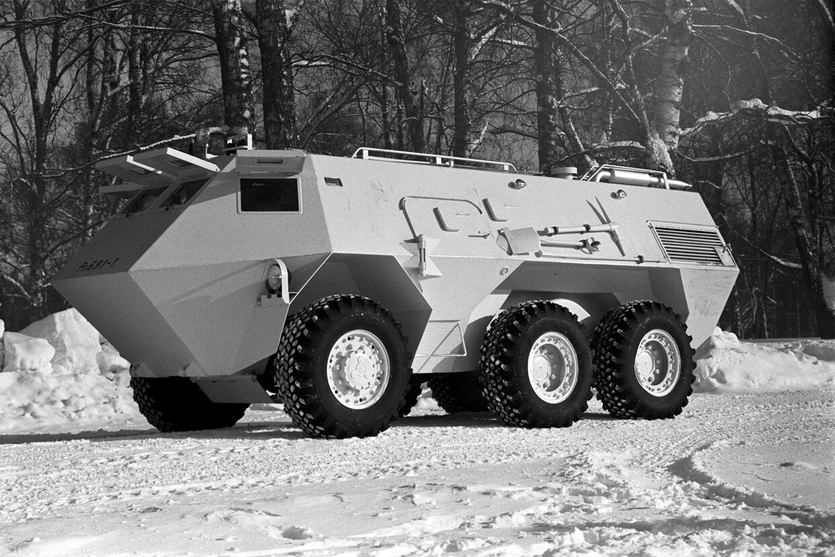 coldwarfinland's tweet photo. The first Finnish attempt at making an APC, Valmet JuKo, 1977 https://t.co/zjX4tU2WJx