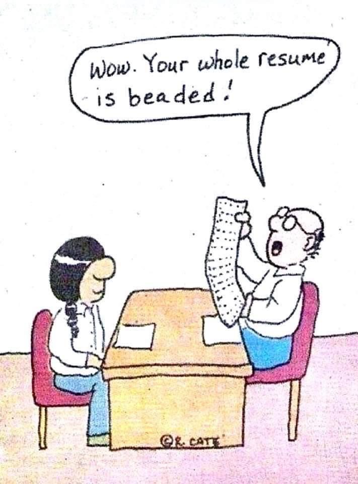 j0mamatweets's tweet image. Helped a friend with her resume yesterday, and then this pops up! 😋 #nativeexcellence We can bead anything, baby!