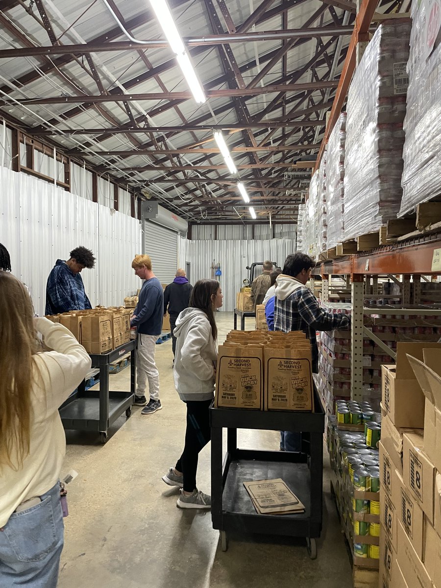 CCSWLA's tweet image. “Feed the hungry, and help those in trouble. Then your
light will shine out from the darkness, and the darkness
around you will be as bright as noon.”

Thank you to LifeTeen group from St Theodore in Moss
Bluff for all of their hardwork Saturday. You all did an
amazing job!