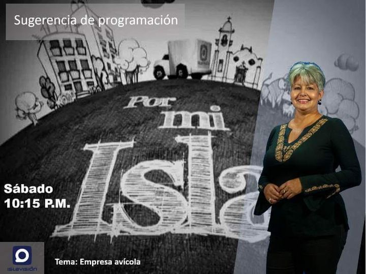islavisionicrt's tweet photo. #ProgramasIslavision📺
¿Qué no te puedes perder hoy de la programación de nuestro Telecentro que inicia a las 8:00 p.m.?
🎥 Programa: Por mi Isla
📌Tema central: Empresa Avícola 
🙋🏼‍♀️ Conductora: Norlys Ramírez
🙋🏾‍♂️📢Escribe y dirige: José Oscar Lorenzo
🕰 Hora: 10:15 pm https://t.co/JmwtZp0kYN