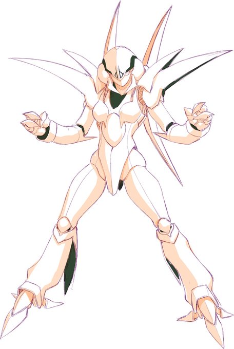 昔Act1からAct3まででなんとか折衷できるプロポーションできないもんかとあがいたラフ……。 