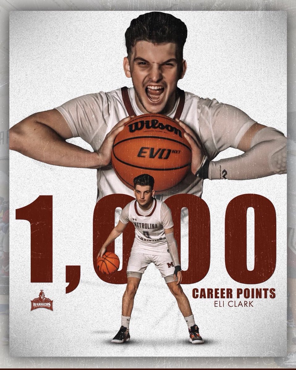 MCASportsUpdate's tweet photo. Congratulations to senior Eli Clark who scored his 1,000th career basketball point at Friday night’s game against Gaston Christian! Congratulations Eli on achieving on this milestone! https://t.co/vyjHgPCQe0