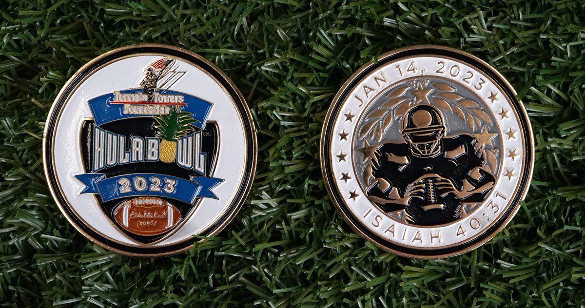 The Coin used in the toss this year was manufactured by Custom Comet. 
We're proud to Sponsor this American tradition.
#football #collegefootbal #college #HallofFame #Florida #Orlando #CollegeAthelete #customcomet #patches