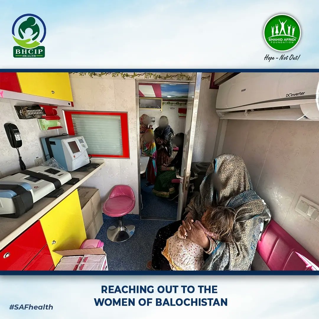SAFoundationN's tweet photo. We are humbled to have reached the underserved communities of Balochistan through #SAF &amp; #MasterGroup Mobile Health Unit. In collaboration with @BHCIPhealth, it will bring access to quality healthcare for the vulnerable women of Balochistan at their doorsteps. #HopeNotOut for all https://t.co/tapXfDrmKl